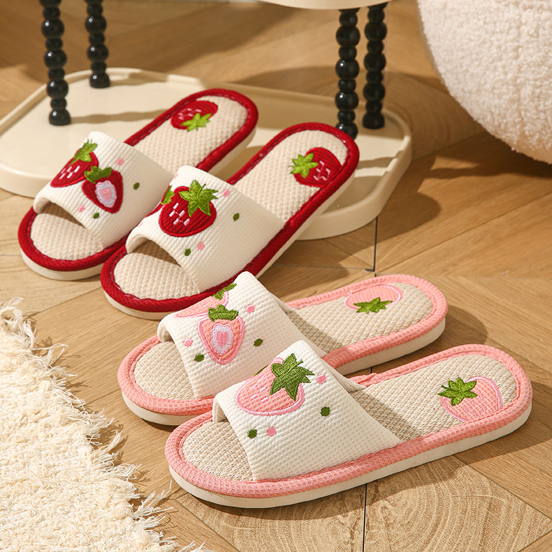 Strawberry Linen Women Slipper - огляд і ціна Mule Slip On
